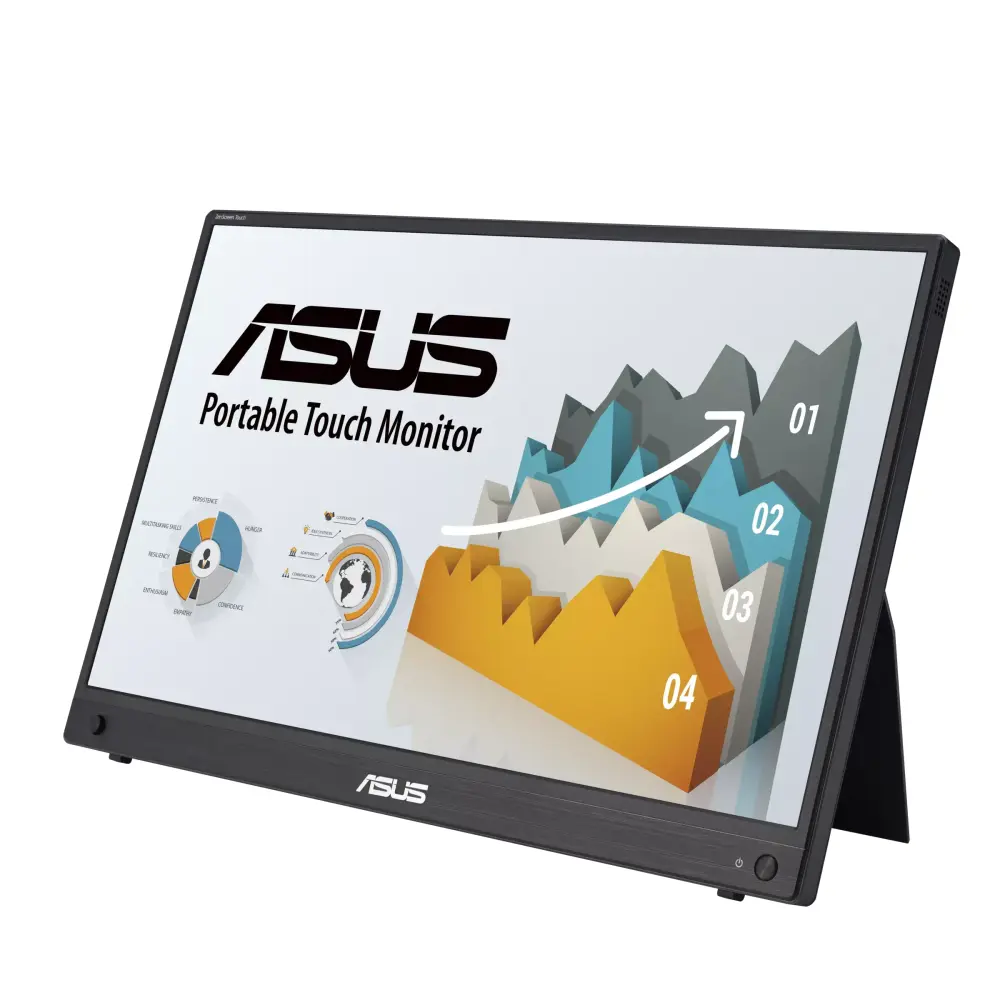 Портативен тъч Монитор ASUS ZenScreen Touch MB16AMTR, 16" IPS FHD (1920x1080)