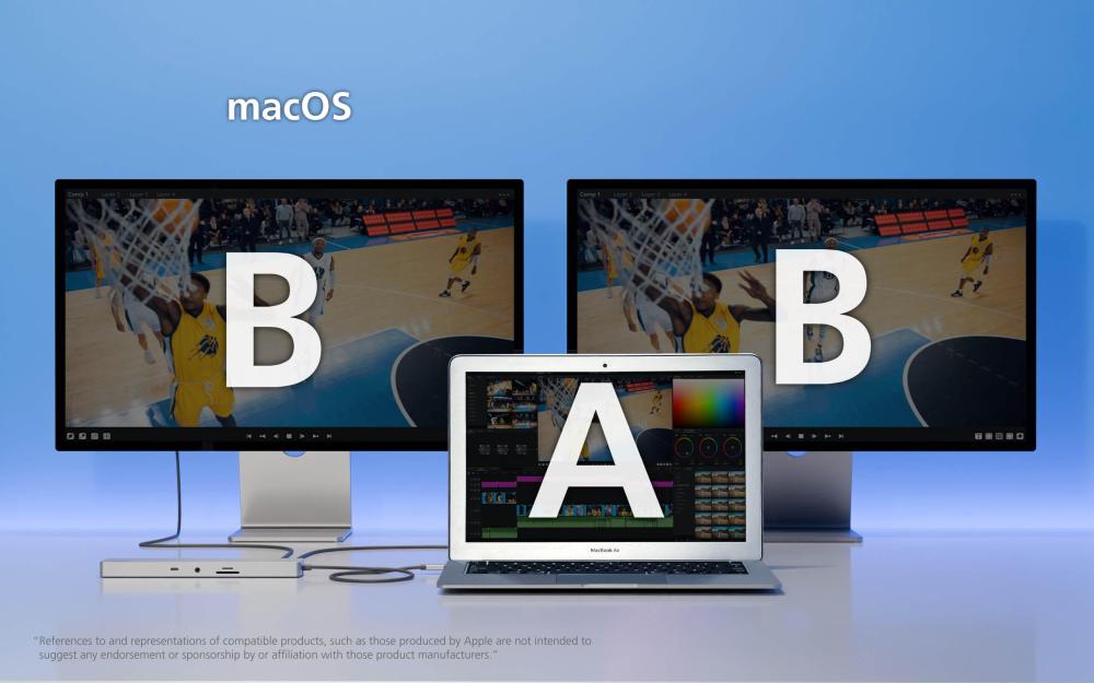 ATEN Докинг 11-in-1 USB-C Multiport Dock + Power Pass-Through, 2 x HDMI, LAN,3.5mm, USB-C, SD Card , microSD, 3 x USB 3.2