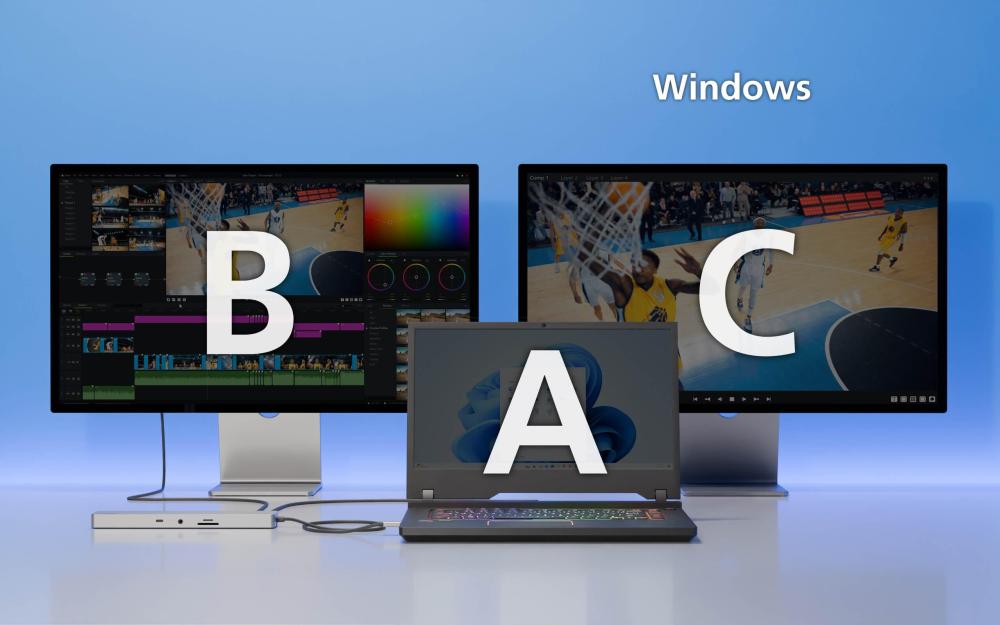 ATEN Докинг 11-in-1 USB-C Multiport Dock + Power Pass-Through, 2 x HDMI, LAN,3.5mm, USB-C, SD Card , microSD, 3 x USB 3.2