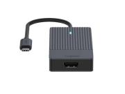 4-портов хъб Rapoo 4 в 1, 2 x USB-A, 1 x  USB-C, 1 x HDMI, Черен