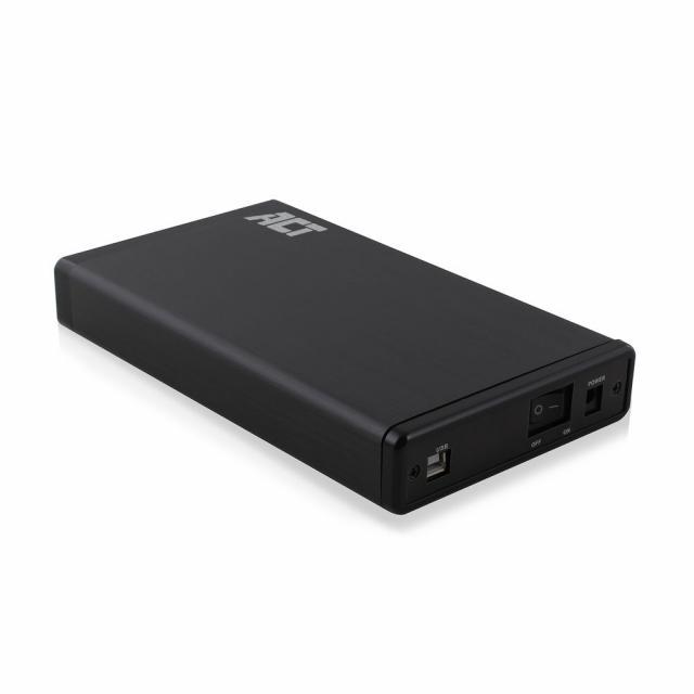 Чекмедже за твърд диск ACT AC1410, 3.5", SATA / IDE, USB 2.0, Черен