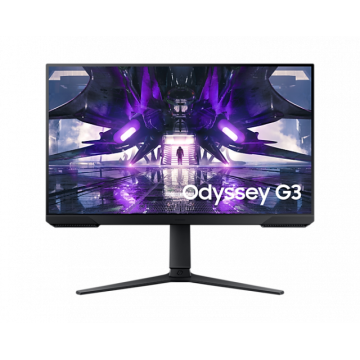 Монитор SAMSUNG 27AG320 27"Odyssey G3, 1920x1080, VA 165Hz, 1 ms, FreeSync, DisplayPort, HDMI, Черен