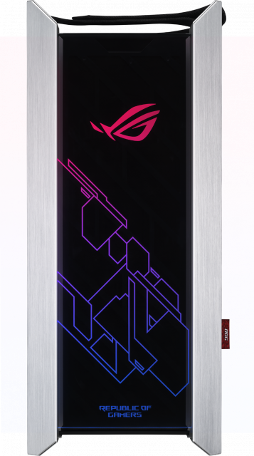 Кутия ASUS ROG Strix Helios White Edition, ATX/EATX, Mid Tower, Aura Sync RGB