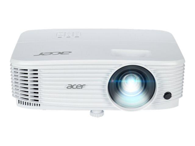 ACER P1357Wi projector DLP WXGA 1280x800 16:10 4500 ANSI Lumen 20.000:1 31DB 2xHDMI VGA RCA USB A wireless projection white