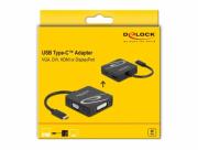 Адаптер 4 в 1 Delock 63129 USB-C мъжко - VGA / DVI / DP / HDMI женско, Черен