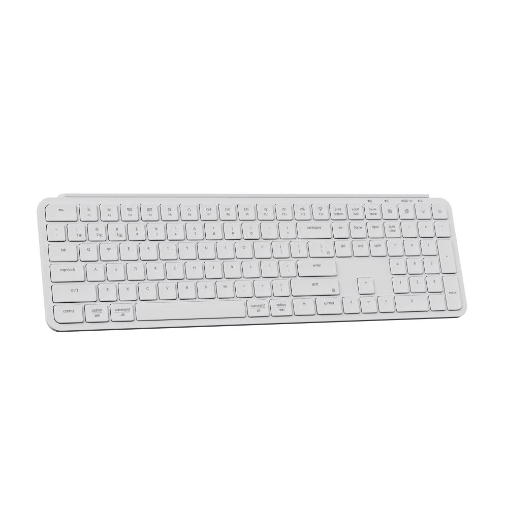 Безжична клавиатура Keychron B6 Pro Ultra-Slim - Ivory White