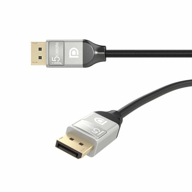 Кабел j5create JDC42 4K DisplayPort  мъжко - DP мъжко, 4K, 1.8 м