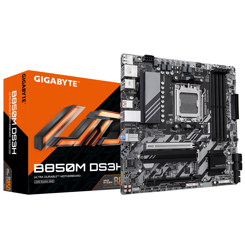 Дънна платка GIGABYTE B850M DS3H socket AM5