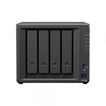 Мрежов сторидж Synology NAS DS423+, за 4 диска, Intel Celeron J4125, .2GB DDR4