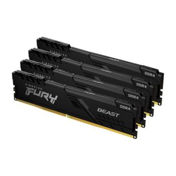 Памет Kingston FURY Beast 128GB(4x32GB) DDR4 3600MHz CL18 KF436C18BBK4/128