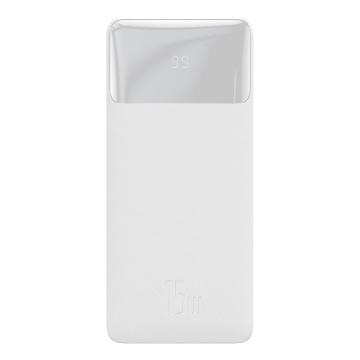 Външна батерия Baseus Bipow PPBD050202 30000mAh 15W бял + USB-A - Micro USB кабел 0.25m бял