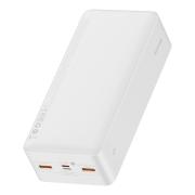 Външна батерия Baseus Bipow PPBD050402 30000mAh 20W бял + USB-A - Micro USB кабел 0.25m бял