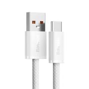 Кабел Baseus Dynamic Series кабел USB към USB-C 100W 2м CALD000702 - бял