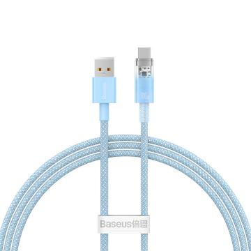 Кабел Baseus Explorer USB към USB-C 100W 2м CATS010503 - син