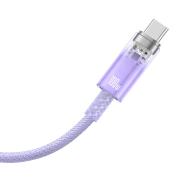 Кабел Baseus Explorer USB към USB-C 100W 2м CATS010505 - лилав