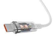 Кабел Baseus Explorer USB към USB-C 100W 1м CATS010402 - бял
