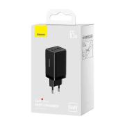 Зарядно устройство Baseus GaN5 Pro fast charger 2xUSB-C+USB 65W CCGP120201 - черно