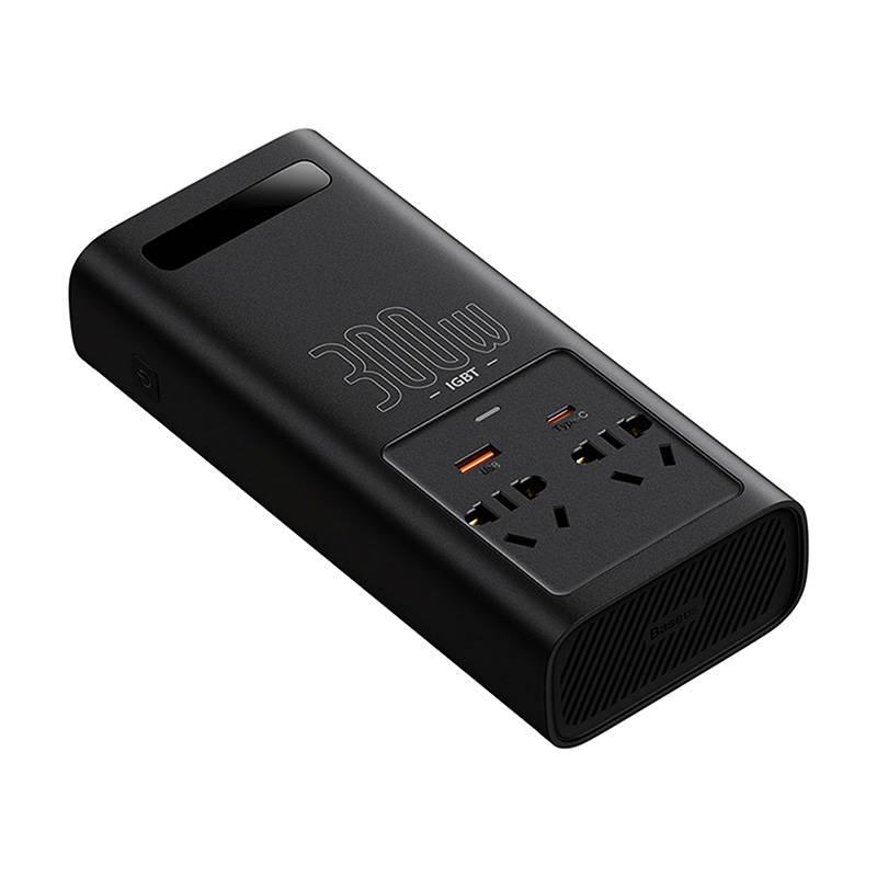 Baseus IGBT захранващ инвертор 300W (24V CN/EU ) C00337600111-00 - черен