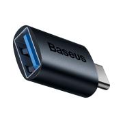 Адаптер Baseus Ingenuity ZJJQ000003 от USB-C мъжко към USB женско, тъмносин