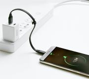 Кабел Baseus Nimble CATMBJ-01 USB Type C - USB-A Quick charge 2A 23см черен