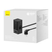 Универсално зарядно/разклонител Baseus PowerCombo Digital 65W OS PSLR000301 - черно