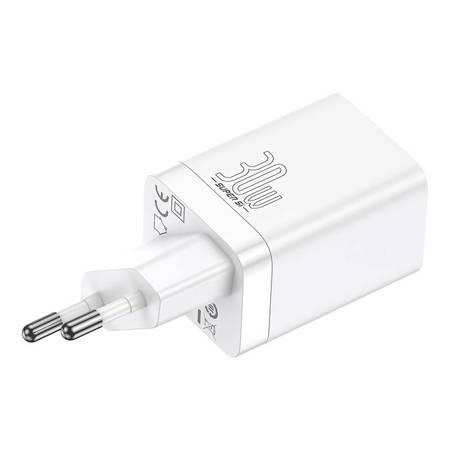 Зарядно устройство Baseus Super Pro USB-A към USB-C 30W CCSUPP-E02 - бяло