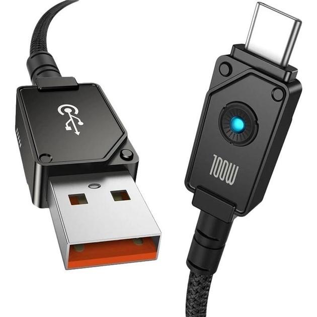 Кабел Baseus Unbreakable Series USB към Type-C 100W 1м P10355801111-00 - черен