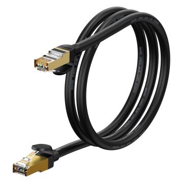 Мрежов кабел Baseus WKJS010101 Speed ​​Seven High Speed ​​RJ45 10Gbps 1m черен