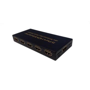 Автоматичен превключвател ESTILLO, HDMI switch, 5/1 x HDMI1.4, 5 входа 1 изход, Черен