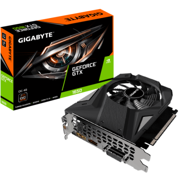 Видео карта GIGABYTE GTX 1650 D6 OC Edition, 4GB, GDDR6, 128 bit