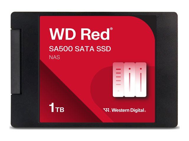 WD Red SSD SA500 NAS 1TB 2.5inch SATA III 6 Gb/s internal single-packed