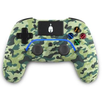 Безжичен геймпад Spartan Gear Aspis 4, за PC и PS4, Green Camo