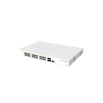 Суич Mikrotik CRS328-24P-4S-RM, 24xGigabit LAN, L2/L3, 4xSFP+ cages