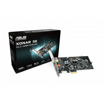 Звукова карта ASUS Xonar SE 5.1, Gaming Audio, PCIe