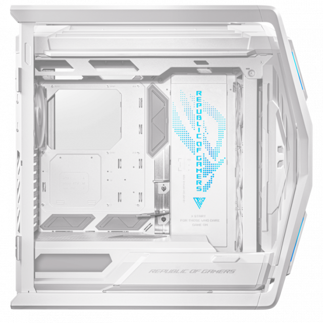 Кутия ASUS ROG HYPERION WHITE, ATX/EATX, Full-Tower, Aura Sync ARGB