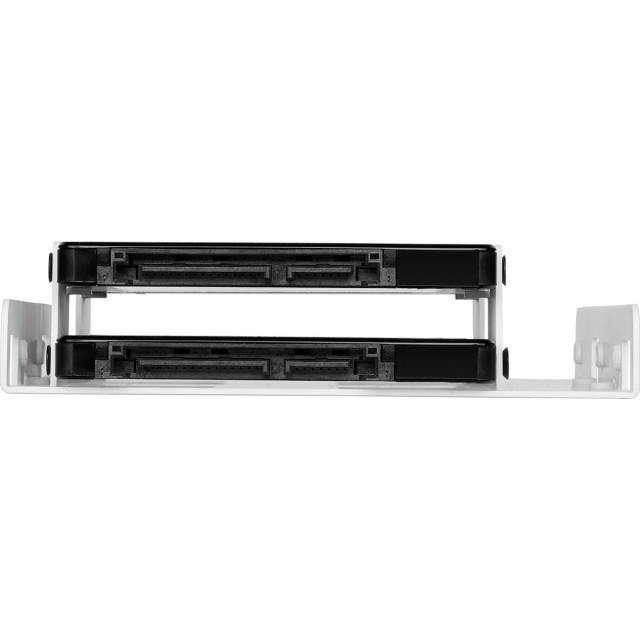 Скоби за монтиране Corsair HDD/SSD Mounting Kit - Dual 2.5" to 3.5", White