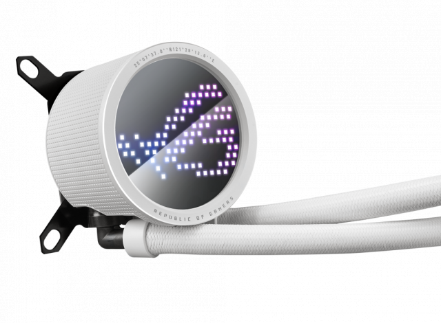 Охладител за процесор ASUS ROG RUYO III 360 ARGB White, Mini LED Display