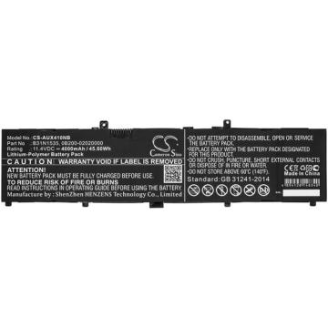 Батерия за лаптоп ASUS UX310 UX410A B31N1535  CS-AUX410NB 11,1V 4400mAh CAMERON SINO