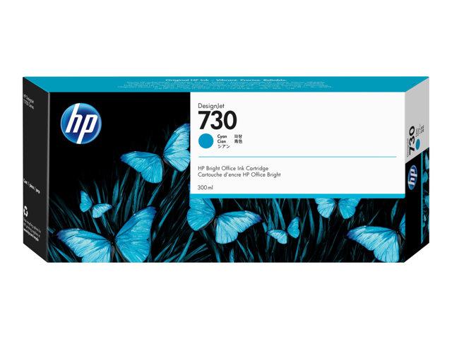 HP 730 300 ml Cyan Ink Cartridge&nbsp;T1600 / T2600 / T1700