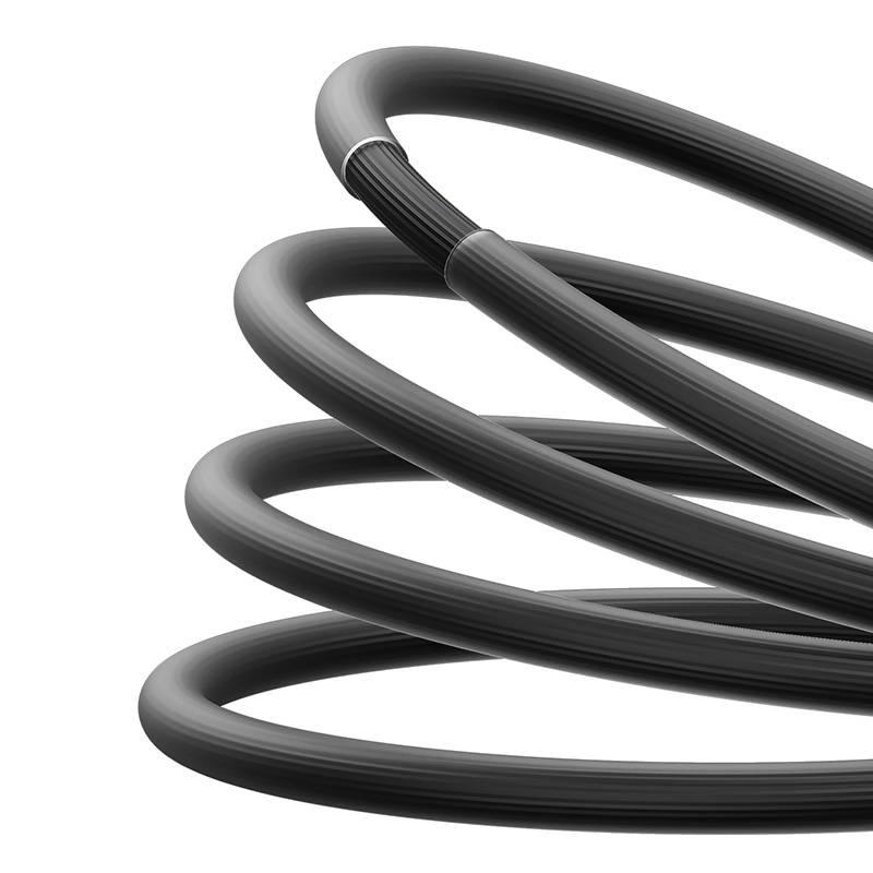 Кабел  Baseus CoolPlay USB към USB-C 100W 2м CAKW000701 - черен