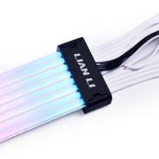 Удължителен RGB кабел Lian-Li Strimer Plus V2, 16-Pin 12VHPWR към 3x8-Pin за RTX 40-та серия, 108 LED