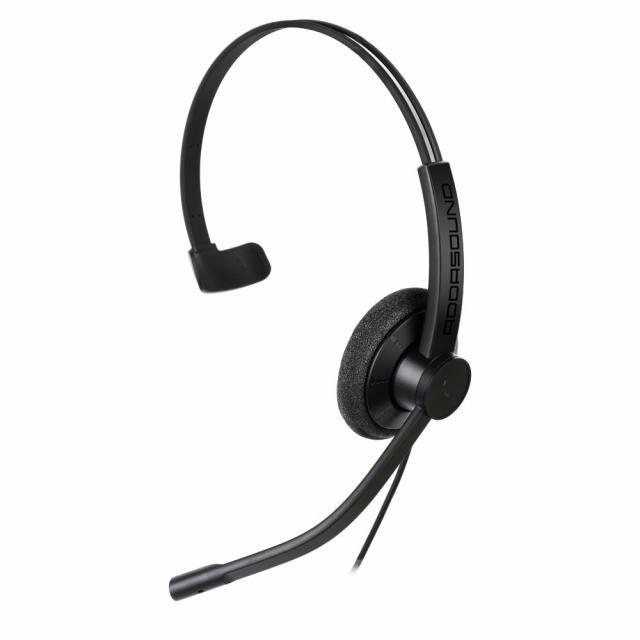 Слушалки с микрофон Addasound EPIC 301 Mono, UC,USB, черни