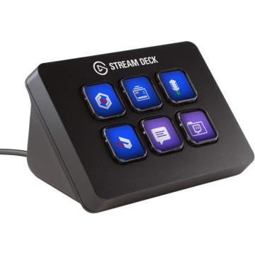 Контролер Elgato Stream Deck Mini, 6LCD бутона, Черен