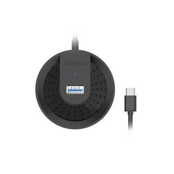 USB хъб A4tech HUB-30C, 4 портов, USB 3.0, 5120 Mbit/s, Черенa