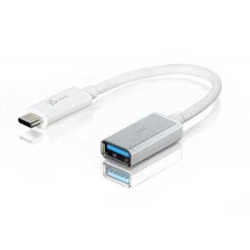 Адаптер  j5create JUCX05, USB-C 3.1 мъжко - USB-A женско 5Gb/s, 90см