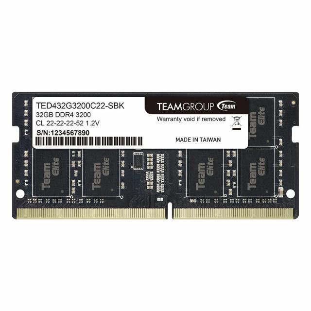 Памет Team Group Elite DDR4 SO-DIMM 32GB 3200MHz CL22 1.2V TED432G3200C22-S01