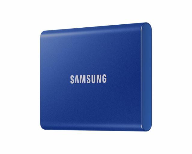 Външен SSD Samsung T7 Indigo Blue SSD 2000GB USB-C, Син