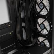 Кутия Kolink Observatory Lite Mesh RGB Mid-Tower, Бяла