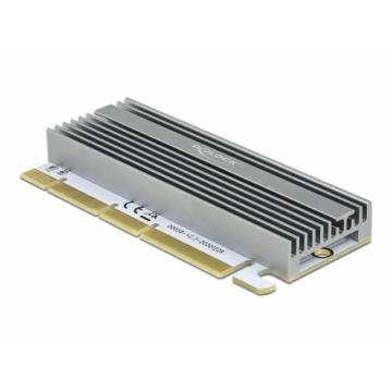 PCI Express x16 (x1 / x4 / x8) карта Delock, за M.2 NVMe M.2 Key M, RGB LED