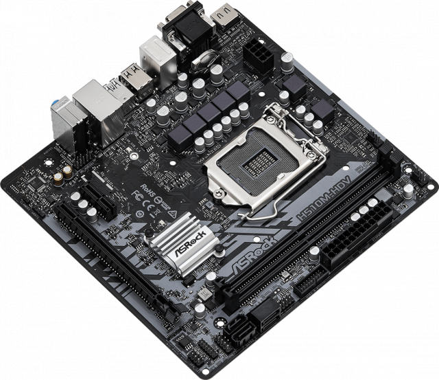 Дънна платка ASRock H510M-HDV R2.0, LGA1200, DDR4, mATX